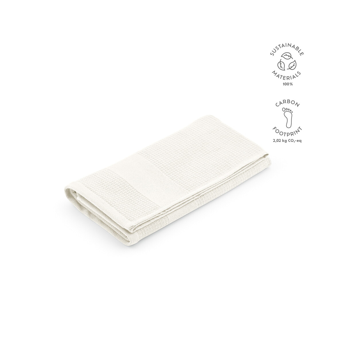 Ręczniki z logo – boticelli m ręcznik bawełna z recyklingu 500 gsm eu – biały ATW005_106-kpi Boticelli M Ręcznik bawełna z recyklingu 500 gsm EU - Biały ATW005_106-kpi