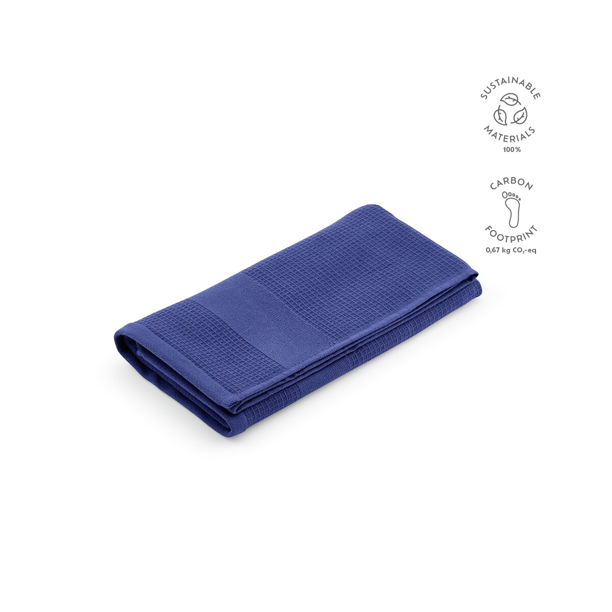 Ręczniki z logo – ręcznik boticelli s bawełna z recyklingu 500 gsm eu – granatowy ATW006_134-kpi Ręcznik Boticelli S bawełna z recyklingu 500 gsm EU - granatowy ATW006_134-kpi