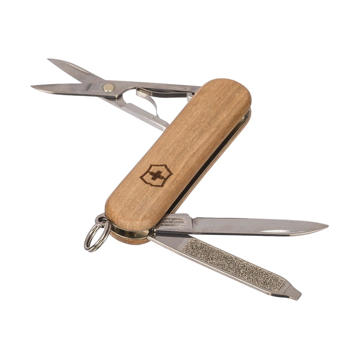 Scyzoryki z logo – nóż wielofunkcyjny victorinox classic sd wood – brązowy VB273-16_AAA01 Nóż wielofunkcyjny Victorinox Classic SD Wood - brązowy VB273-16_AAA01