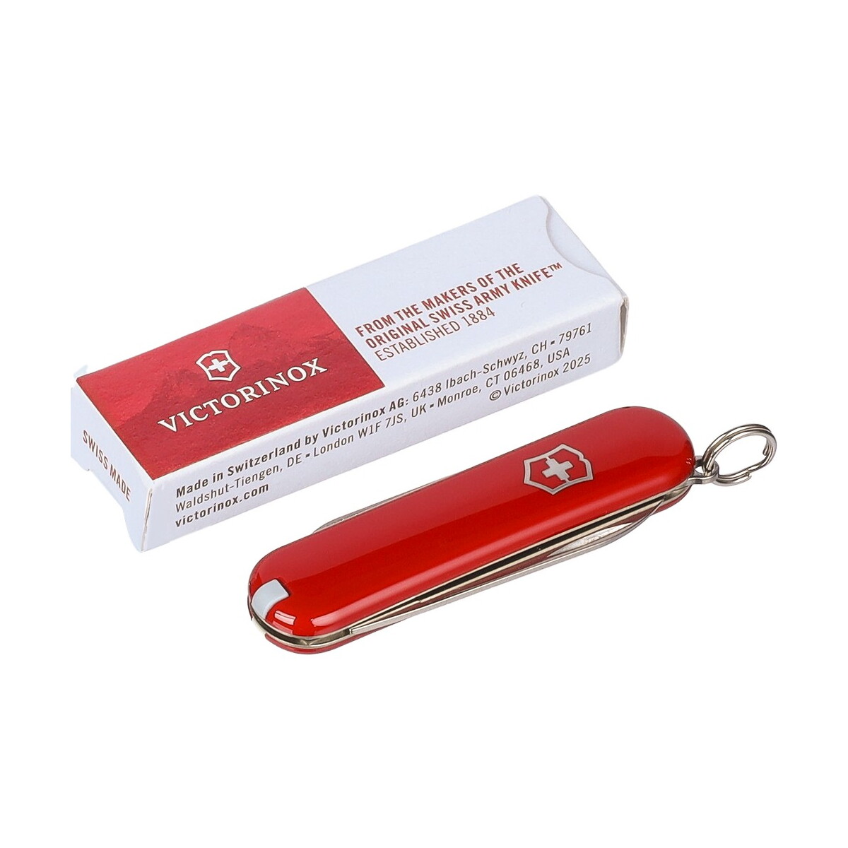 Scyzoryki z logo – nóż wielofunkcyjny victorinox escort red – czerwony VB305-05_AAA03 Nóż wielofunkcyjny Victorinox Escort Red - czerwony VB305-05_AAA03