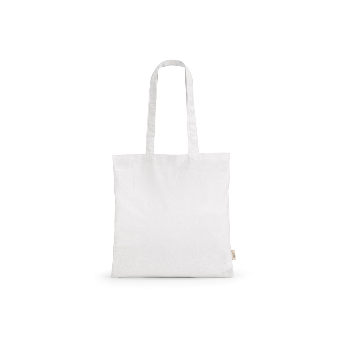 Torby bawełniane z logo – torba na zakupy everest bawelna z recyklingu 140 gsm – biała ASB001_106 Torba na zakupy Everest bawelna z recyklingu 140 gsm - Biała ASB001_106