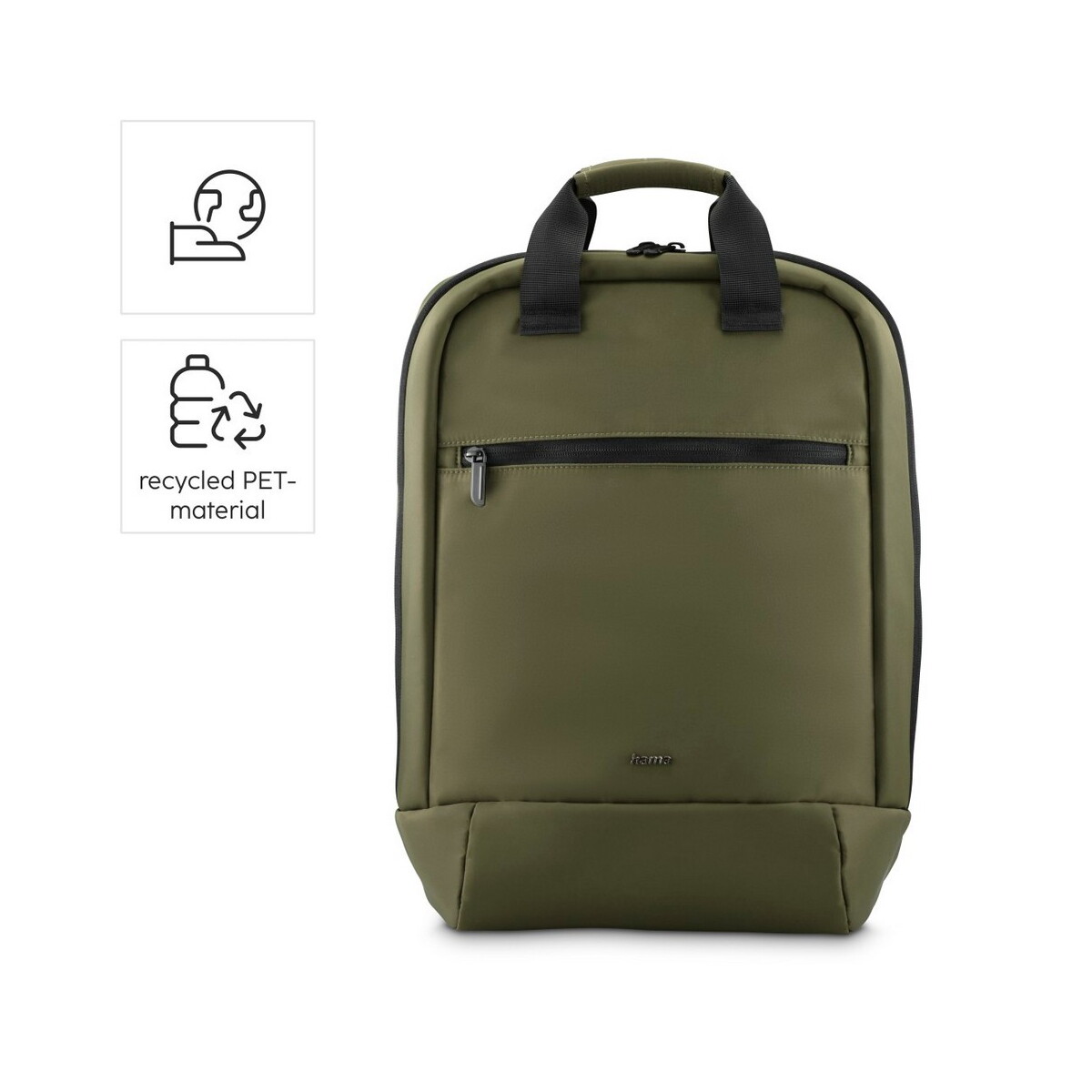 Torby na laptopa z logo – plecak laptopa 16,2″ hama lightweight – zielony VH040-06_AAB02 Plecak laptopa 16,2