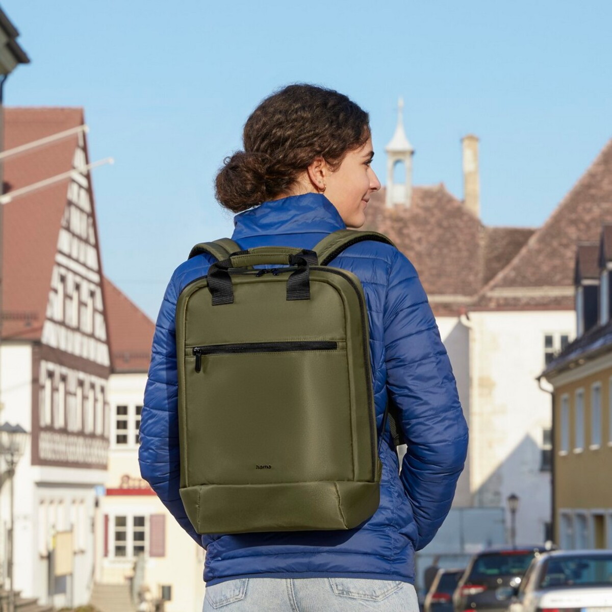 Torby na laptopa z logo – plecak laptopa 16,2″ hama lightweight – zielony VH040-06_ATM02 Plecak laptopa 16,2