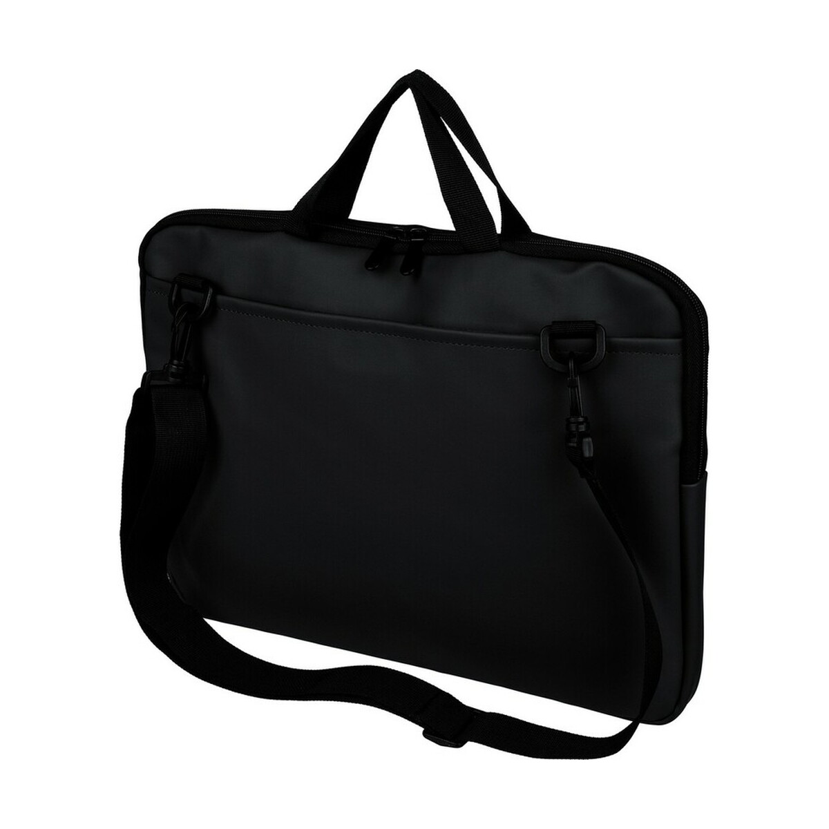 Torby na laptopa z logo – torba na laptopa 15″ – czarna VB162-03_AAA01 Torba na laptopa 15