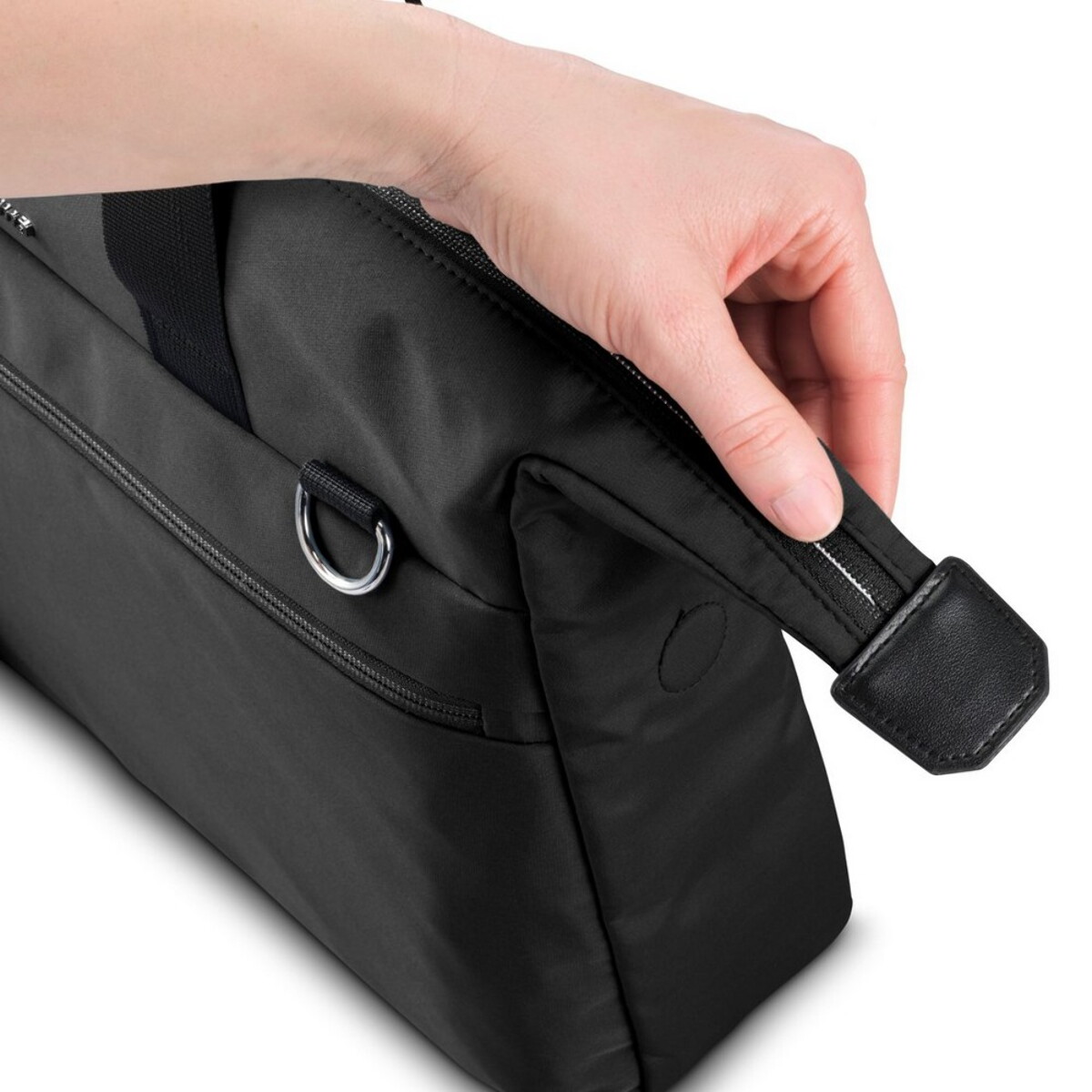 Torby na laptopa z logo – torba na laptopa 15,6″-16,2″ hama ultimate – czarna VH048-03_IDE03 Torba na laptopa 15,6