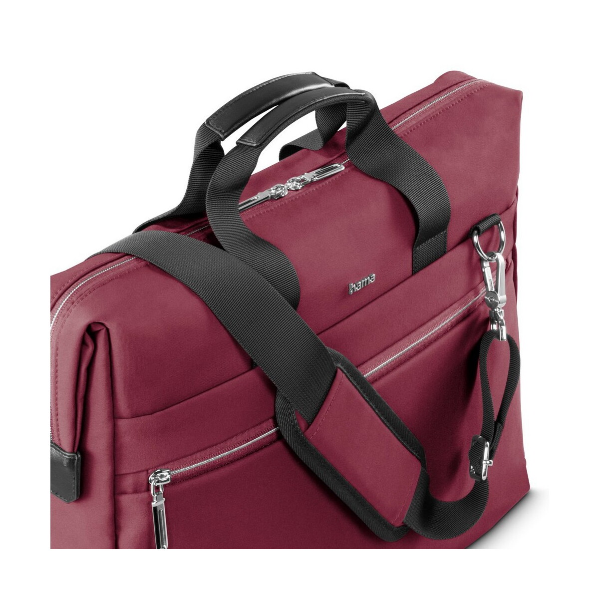 Torby na laptopa z logo – torba na laptopa 15,6″-16,2″ hama ultimate – czerwona VH048-05_IDE01 Torba na laptopa 15,6