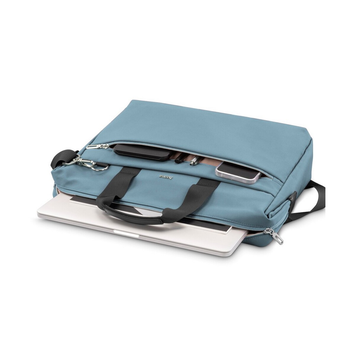 Torby na laptopa z logo – torba na laptopa 15,6″-16,2″ hama ultimate – niebieska VH048-11_AAA03 Torba na laptopa 15,6