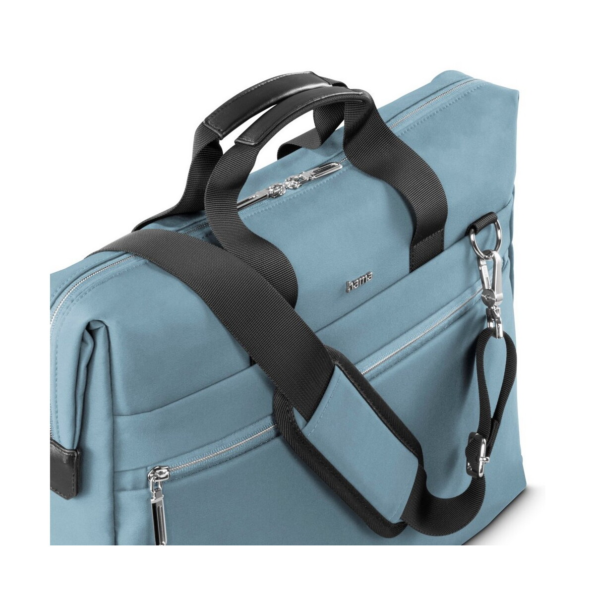 Torby na laptopa z logo – torba na laptopa 15,6″-16,2″ hama ultimate – niebieska VH048-11_IDE01 Torba na laptopa 15,6
