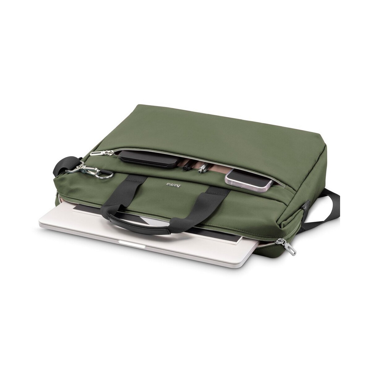 Torby na laptopa z logo – torba na laptopa 15,6″-16,2″ hama ultimate – zielona VH048-06_AAA03 Torba na laptopa 15,6