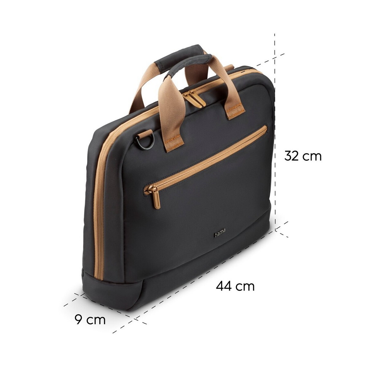 Torby na laptopa z logo – torba na laptopa 15,6″-16,2″ hama ultra lightweight – czarna VH044-03_AAA02 Torba na laptopa 15,6