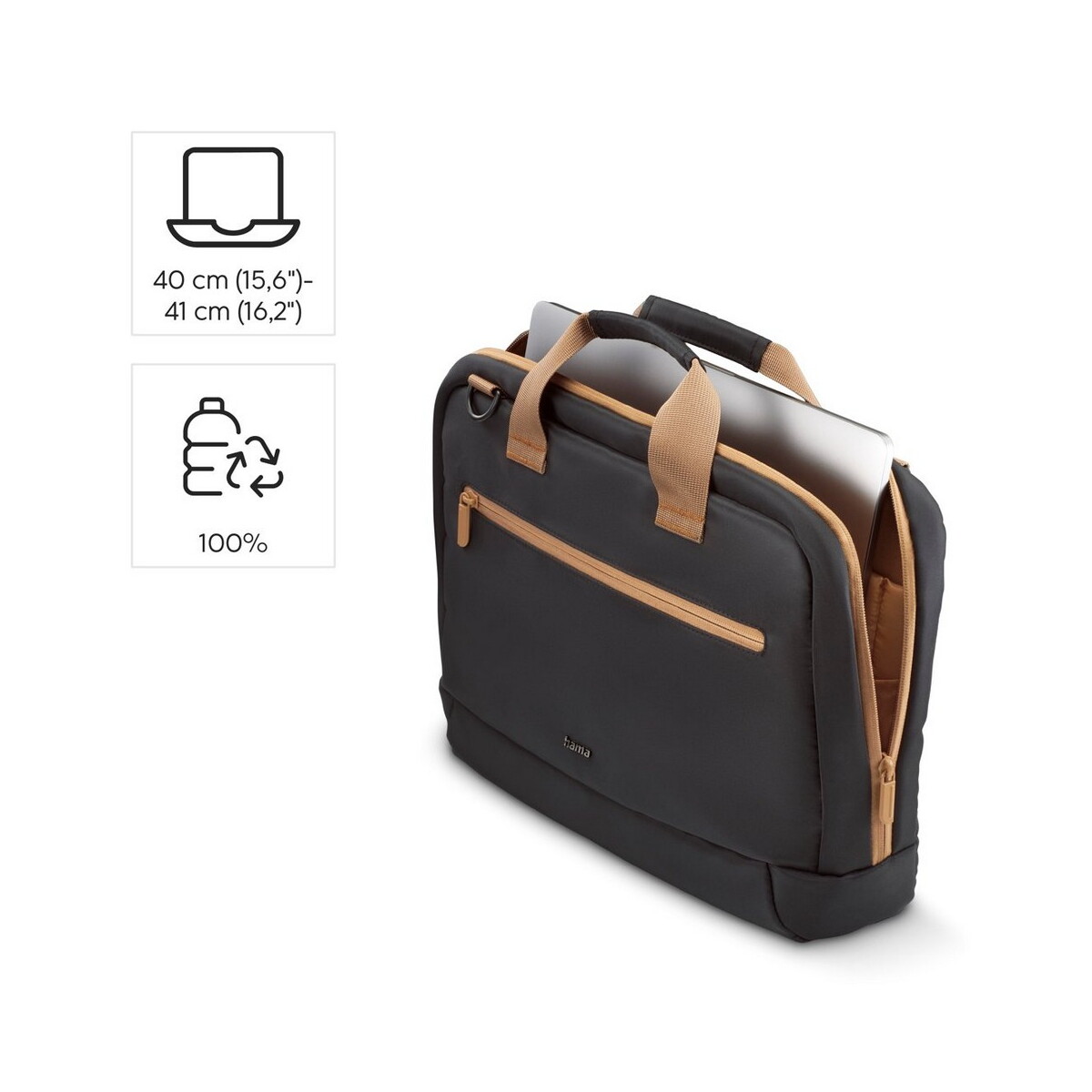 Torby na laptopa z logo – torba na laptopa 15,6″-16,2″ hama ultra lightweight – czarna VH044-03_AAA03 Torba na laptopa 15,6