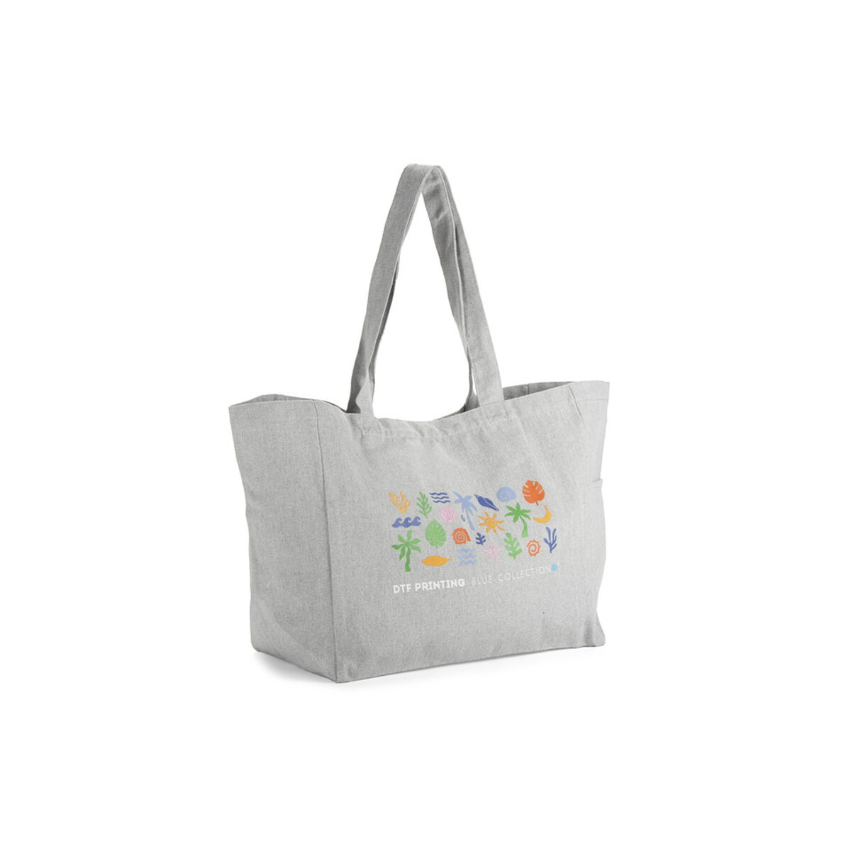 Torby na zakupy z logo – torba totello – szara 20820-14_zd Torba TOTELLO - szara 20820-14_zd