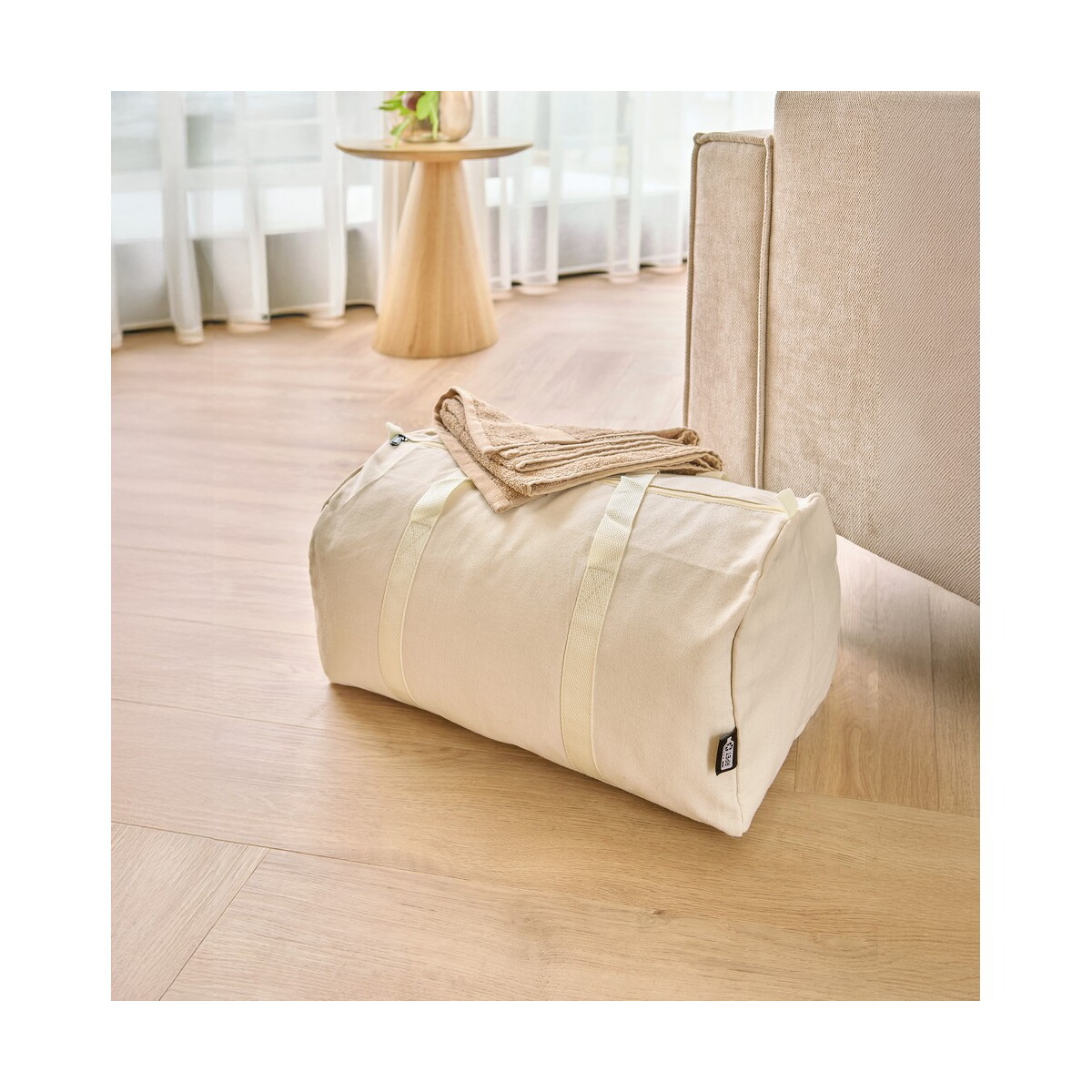 Torby podróżne z logo – torba podróżna – khaki VB148-25_ATM01 Torba podróżna - khaki VB148-25_ATM01