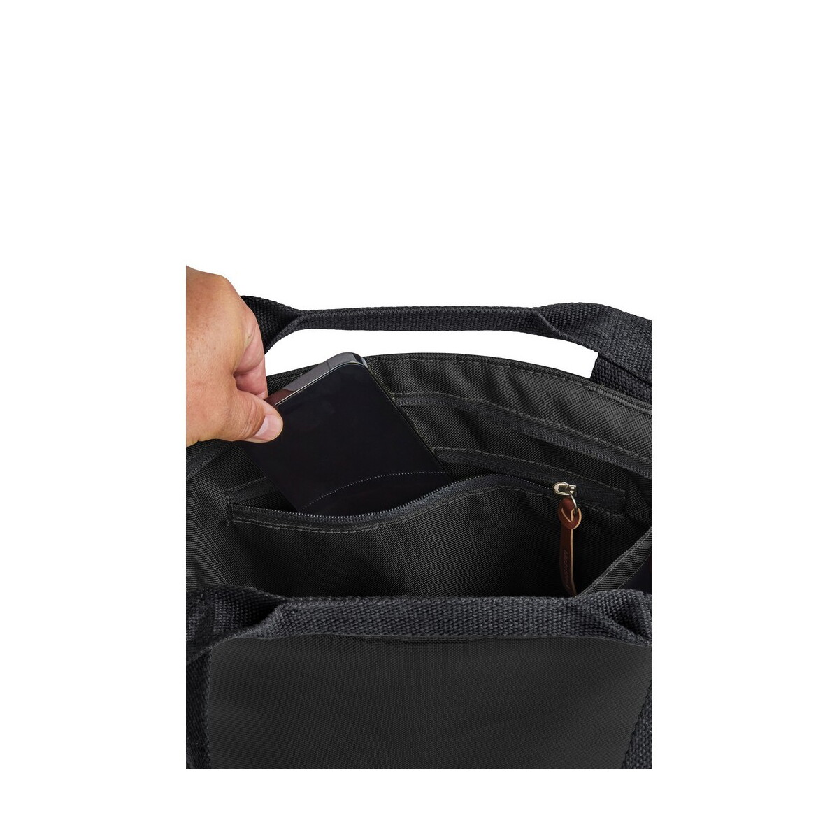 Torby termiczne z logo – torba termoizolacyjna black+blum – czarna P439.1901__B_12 Torba termoizolacyjna Black+Blum - czarna P439.1901__B_12