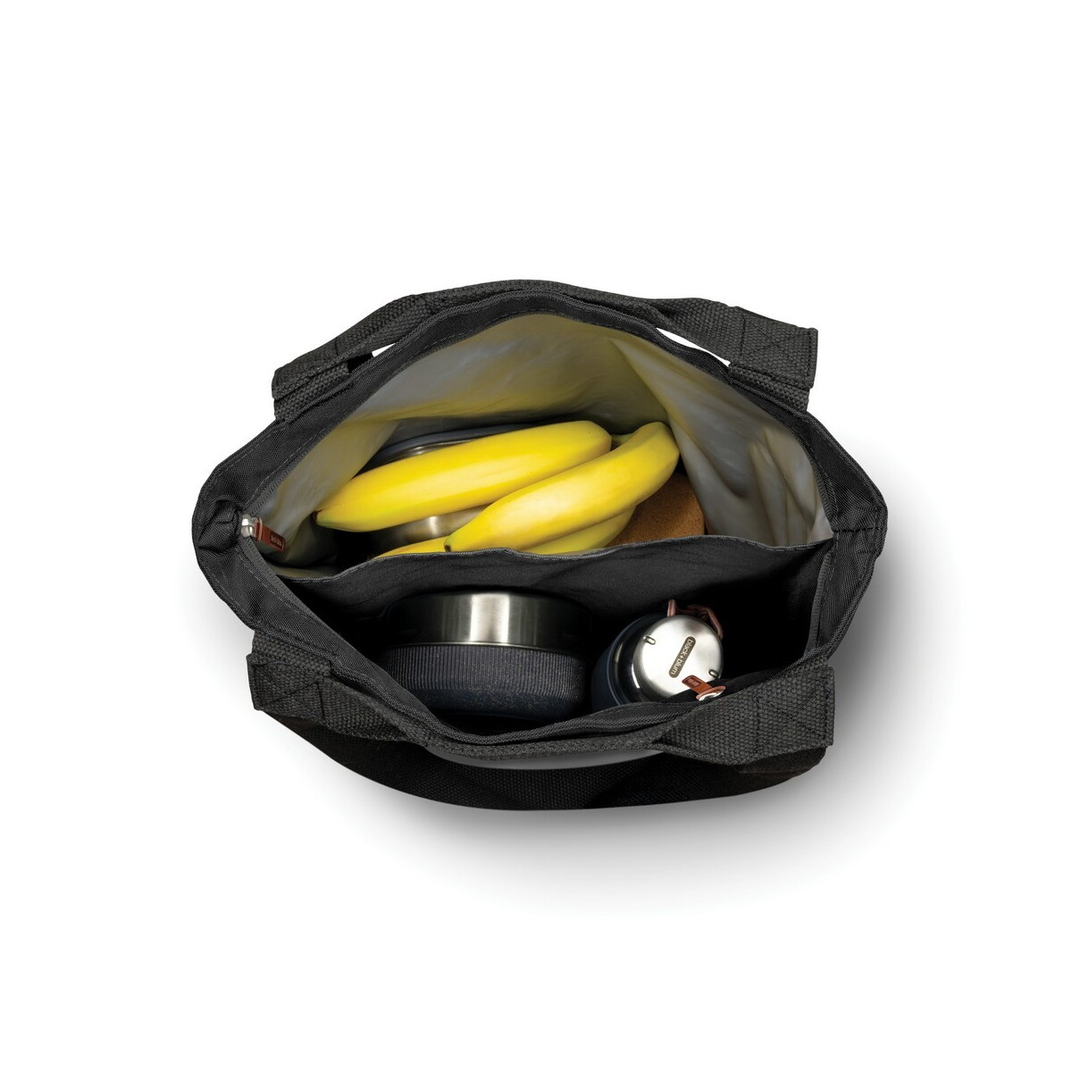 Torby termiczne z logo – torba termoizolacyjna black+blum – czarna P439.1901__B_13 Torba termoizolacyjna Black+Blum - czarna P439.1901__B_13