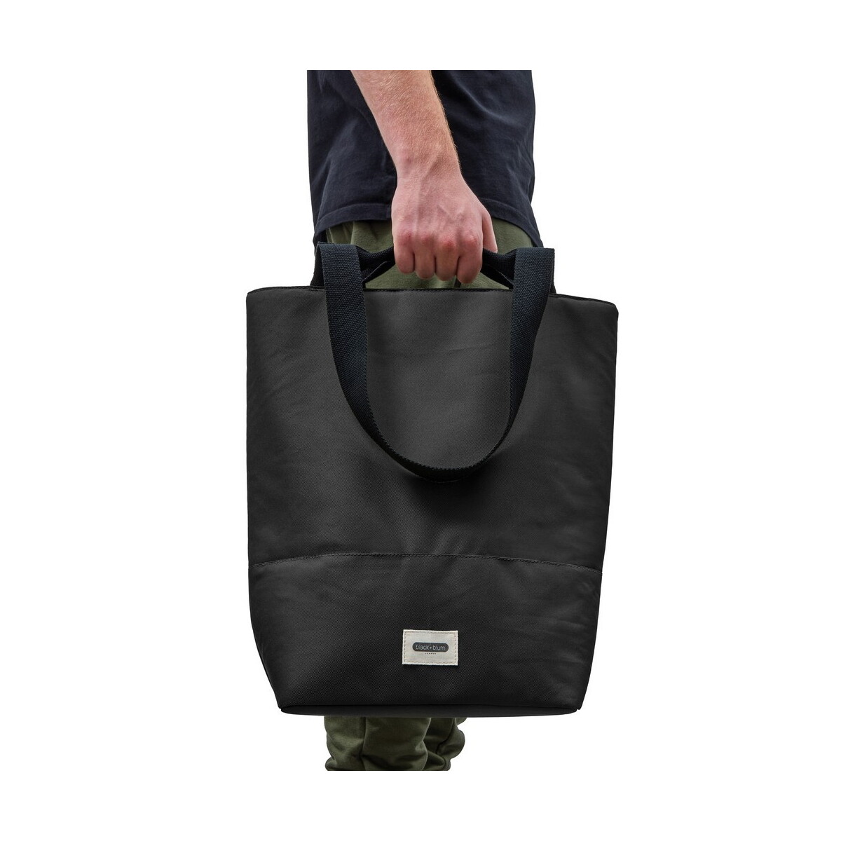 Torby termiczne z logo – torba termoizolacyjna black+blum – czarna P439.1901__B_6 Torba termoizolacyjna Black+Blum - czarna P439.1901__B_6