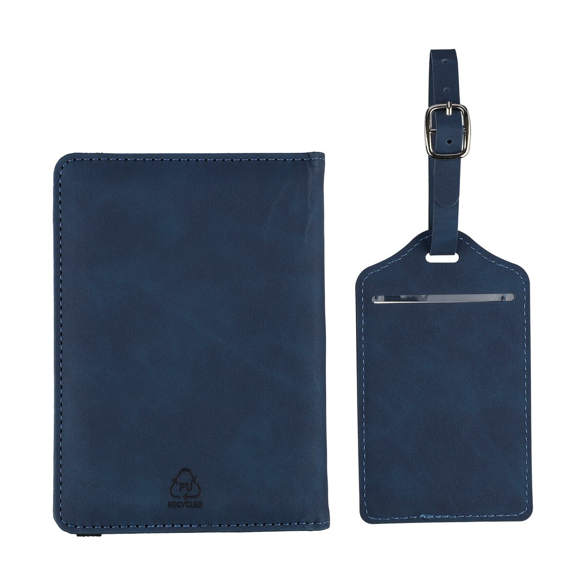 Zawieszki do bagażu z logo – etui do paszportu, zawieszka do bagażu – niebieskie VB183-11_IBK01 Etui do paszportu, zawieszka do bagażu - niebieskie VB183-11_IBK01