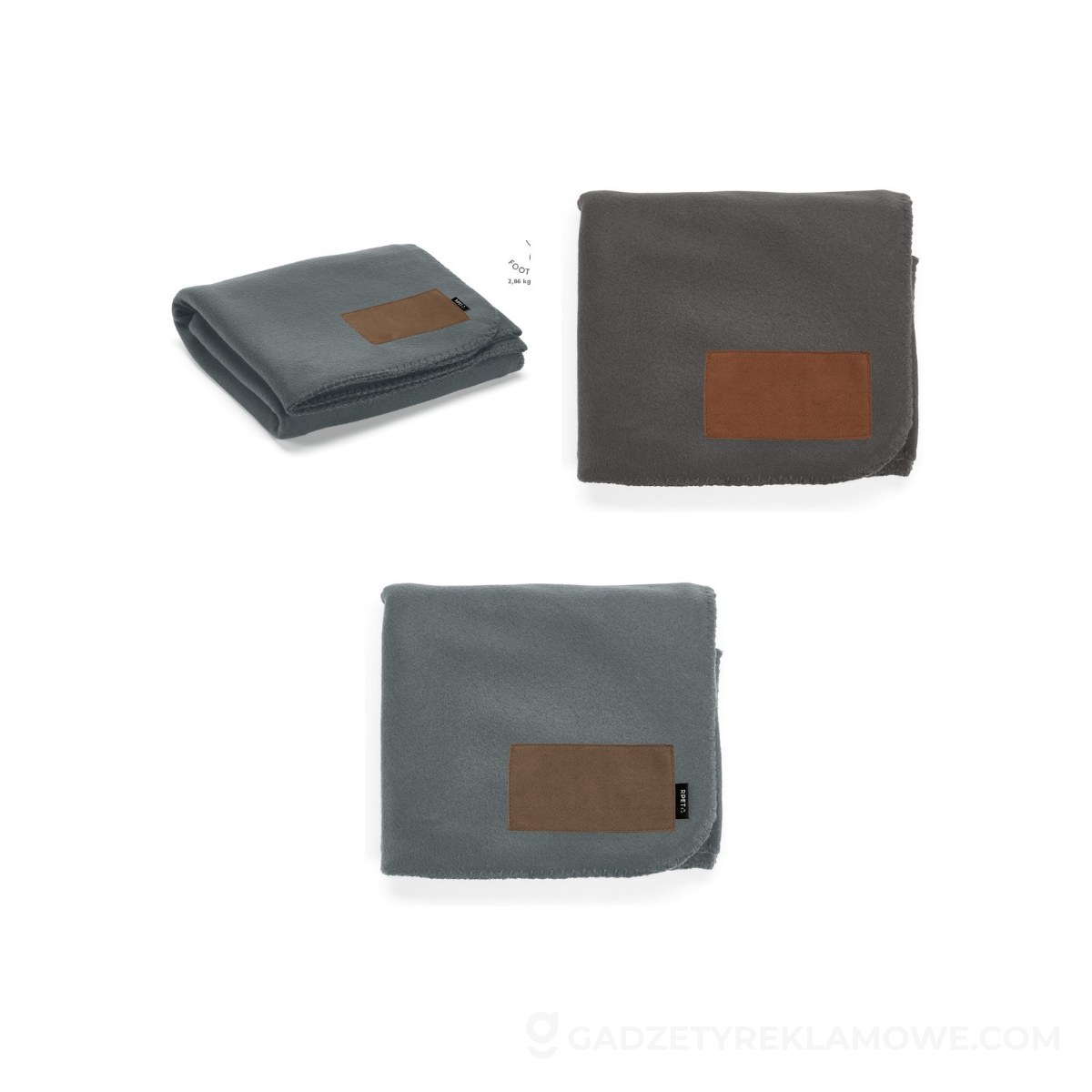AOD-ABL006-133-wariantu-watermark Koc Pollock rPET 180 gsm - Ciemnoszary