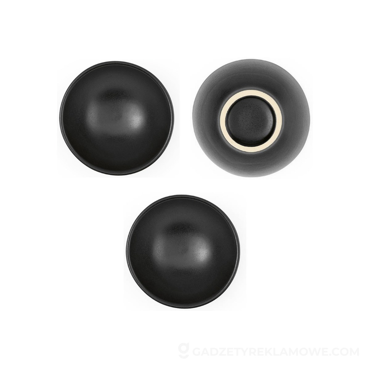 Chopin ceramic bowl. Made in Portugal - Black
