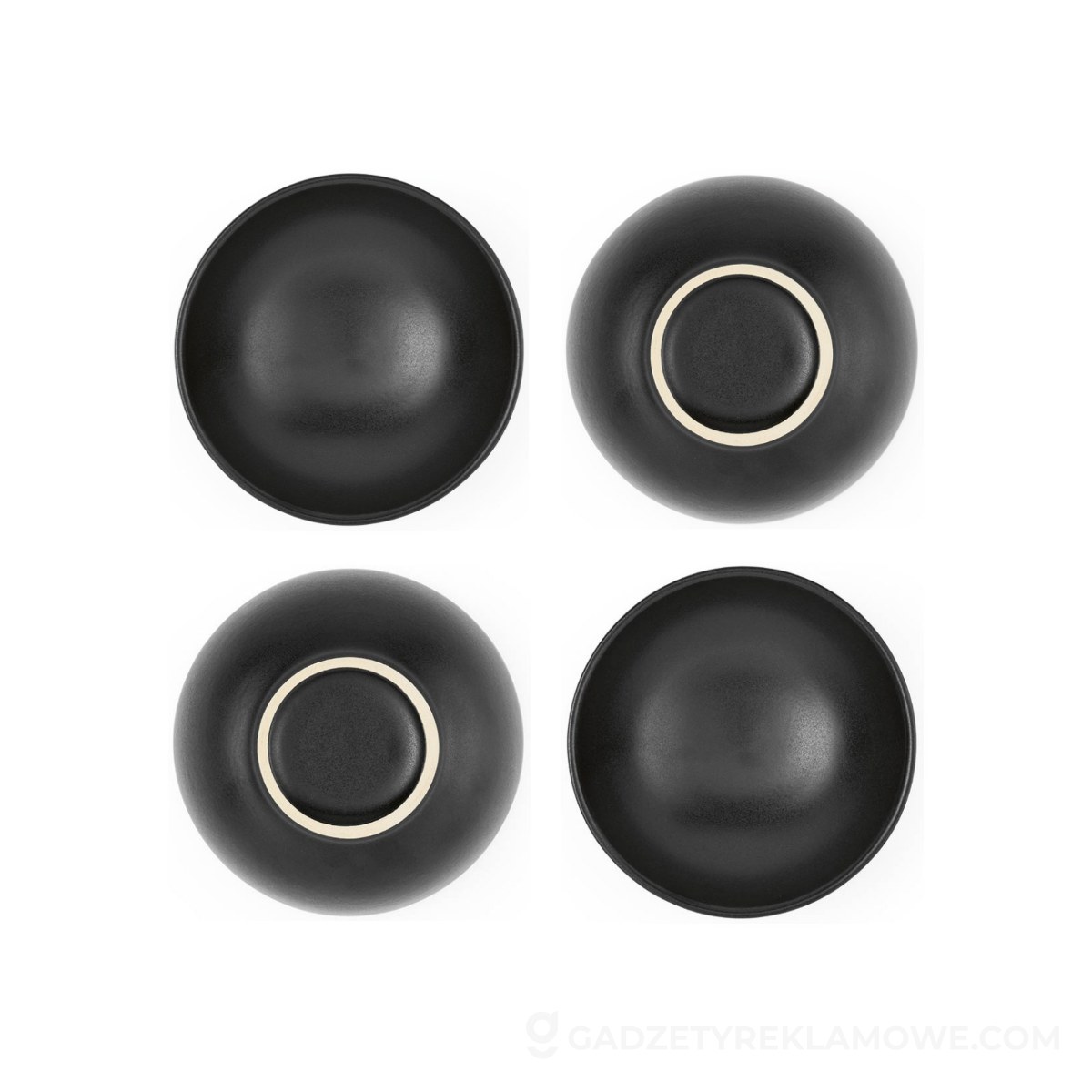 Vivaldi ceramic bowl. Made in Portugal - Black