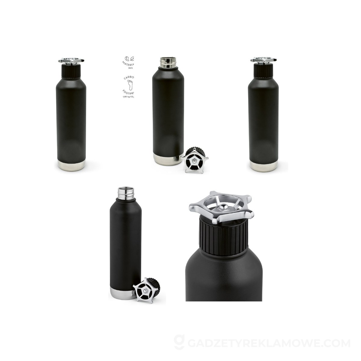 AOD-ABT002-103-wariantu-watermark Butelka Spiglo z recyklingowanej stali nierdzewnej 780 ml - Czarna