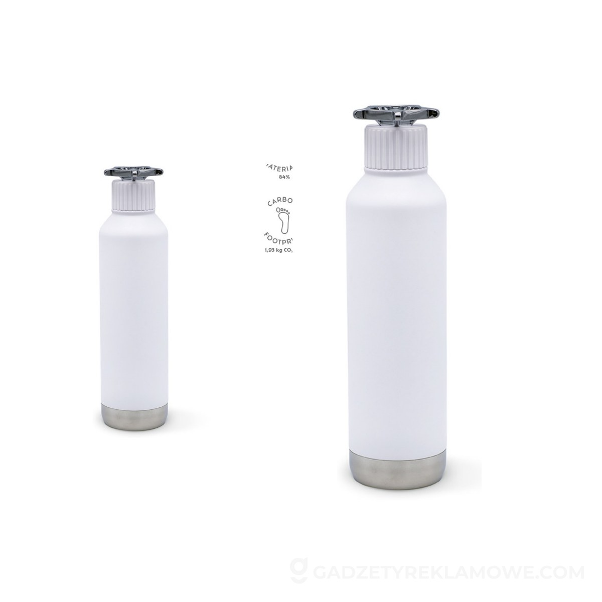 AOD-ABT002-107-wariantu-watermark Butelka Spiglo z recyklingowanej stali nierdzewnej 780 ml - Srebrna