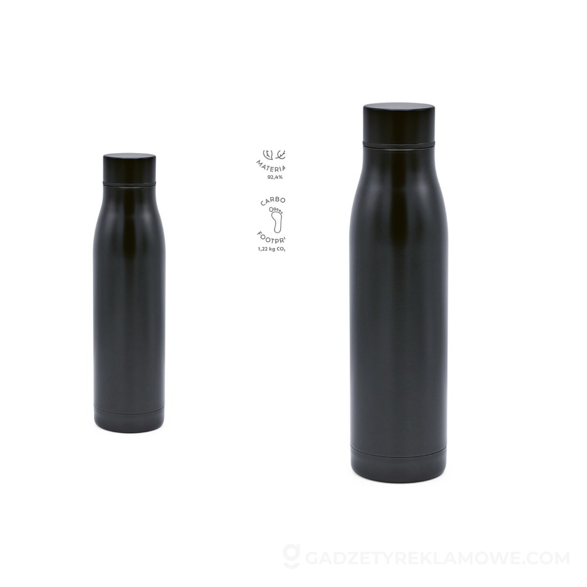 AOD-ABT009-103-wariantu-watermark Butelka Acuara ze stali nierdzewnej z recyklingu 630 ml - Czarna