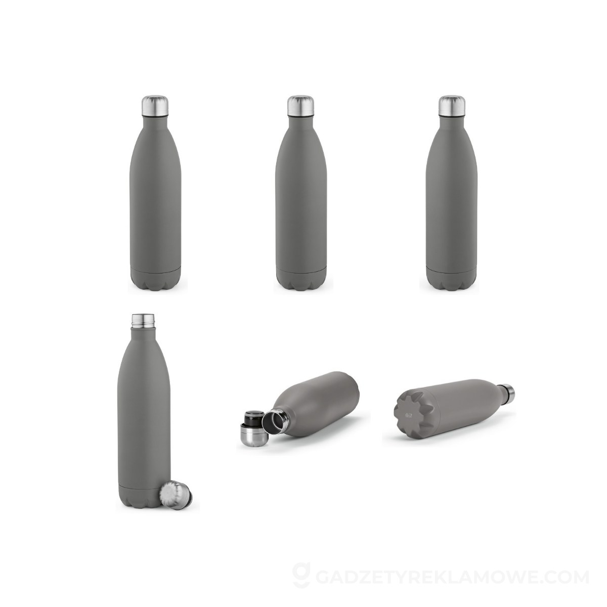 AOD-ABT013-113-wariantu-watermark Butelka Mississippi 1100 ze stali nierdzewnej pochodzącej z recyklingu 1100 ml - Szara