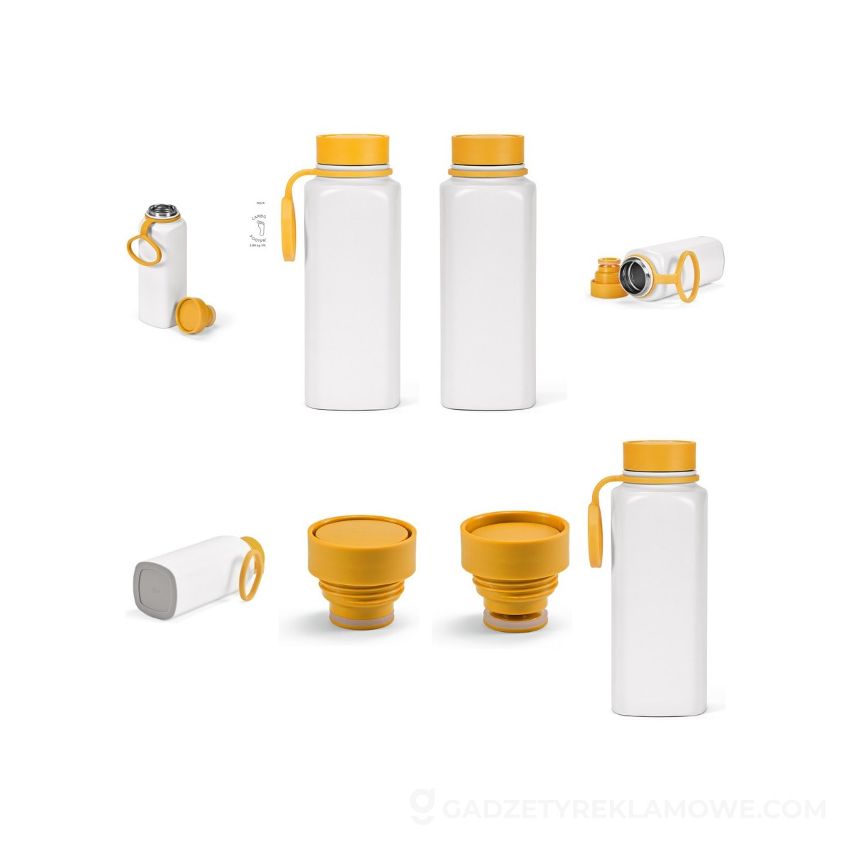 AOD-ABT030-118-wariantu-watermark Butelka Ural z recyklingu stali nierdzewnej 820 ml - Ciemnożółta