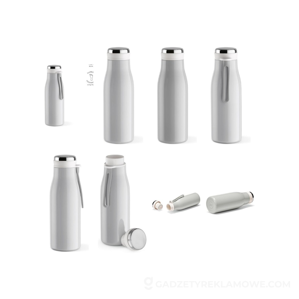 AOD-ABT031-123-wariantu-watermark Butelka Arkansas 350 ze stali nierdzewnej z recyklingu 400 ml - Jasnoszara