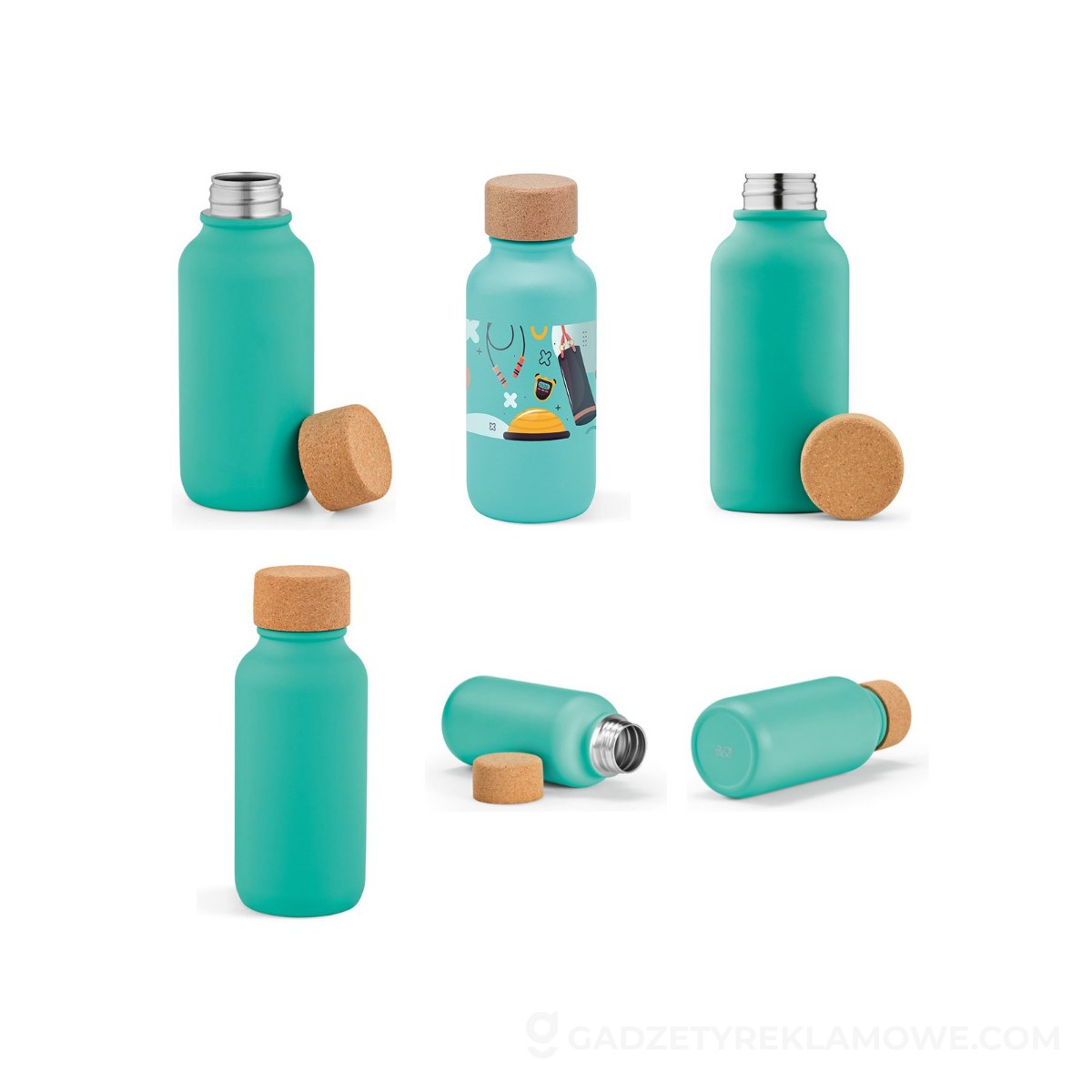 AOD-ABT034-144-wariantu-watermark Volga Butelka ze stali nierdzewnej z recyklingu 530 ml - Turkusowa