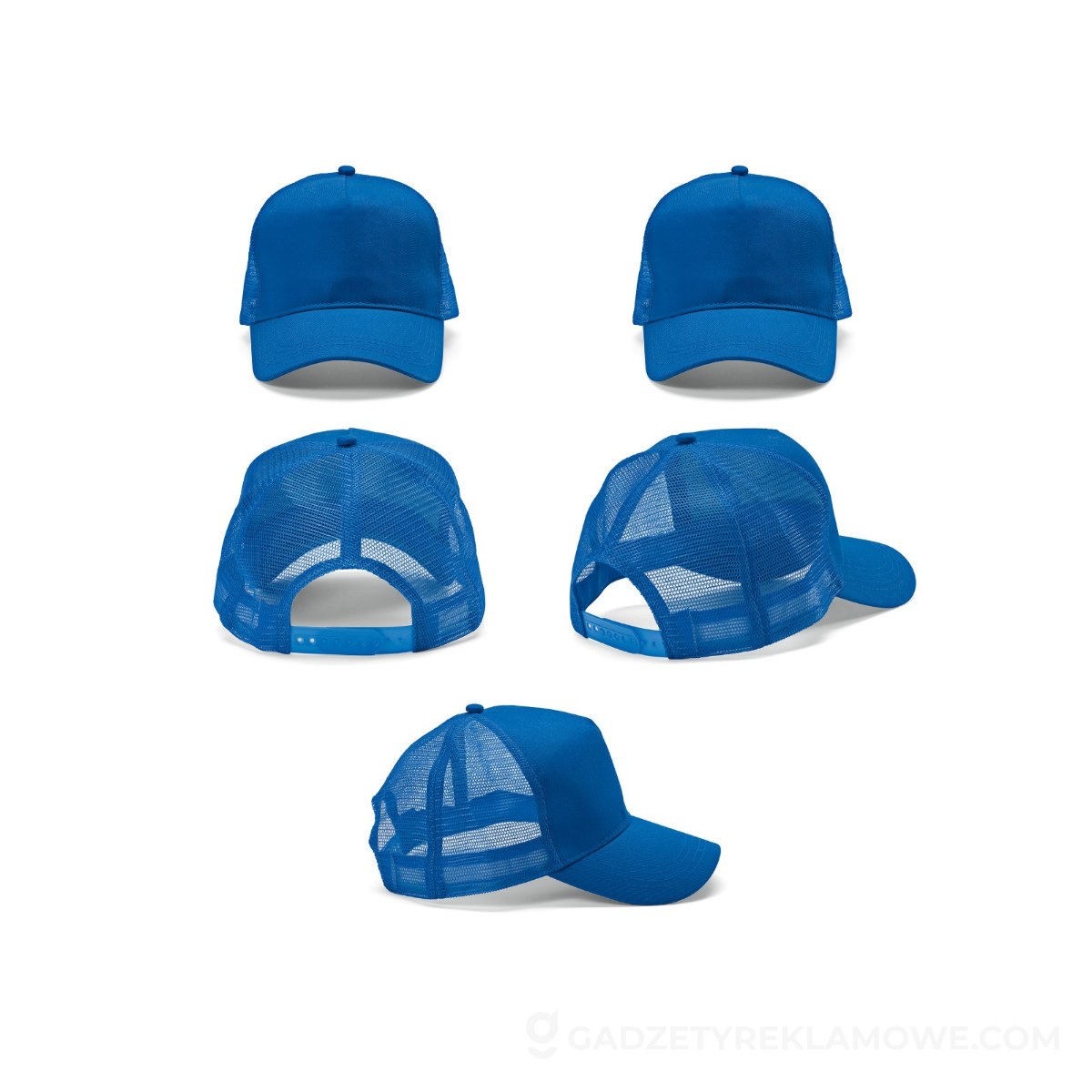 AOD-ACA004-104-wariantu-watermark Czapka Zappa Cap rPET 220 gsm - Niebieska