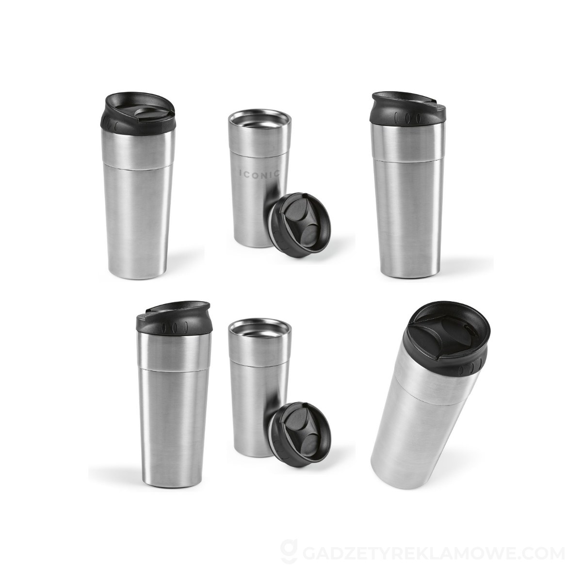 AOD-ACP011-107-wariantu-watermark Columbia Kubek podróżny ze stali nierdzewnej z recyklingu 570 ml - Srebrny