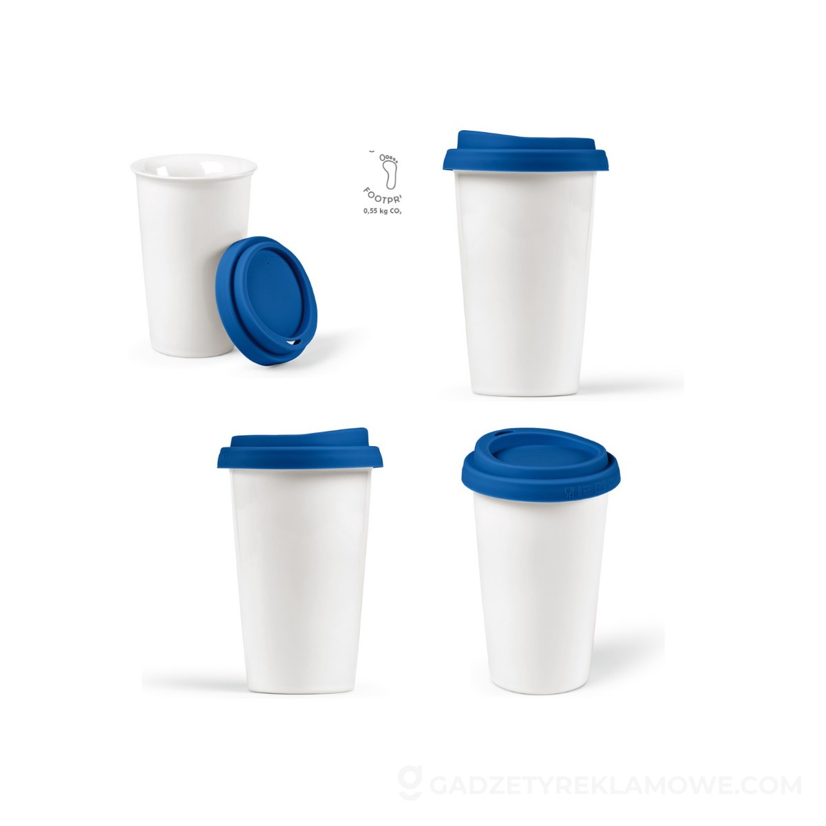 AOD-ACP012-104-wariantu-watermark Kubek podrózny Tagus Ceramiczny 300 ml - Niebieski