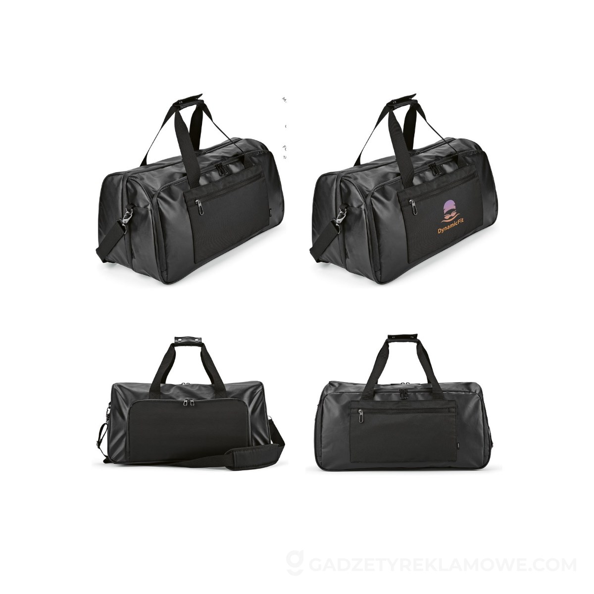 AOD-AGB005-103-wariantu-watermark Torba sportowa Istanbul rPET - Czarna