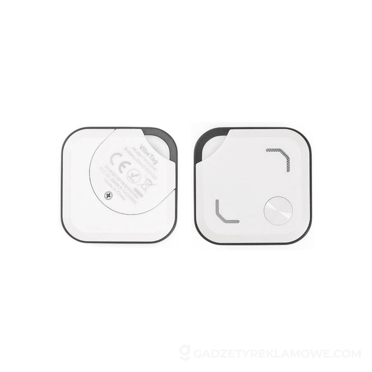 VibeTag tracker. rABS. Apple and Android compatible - White
