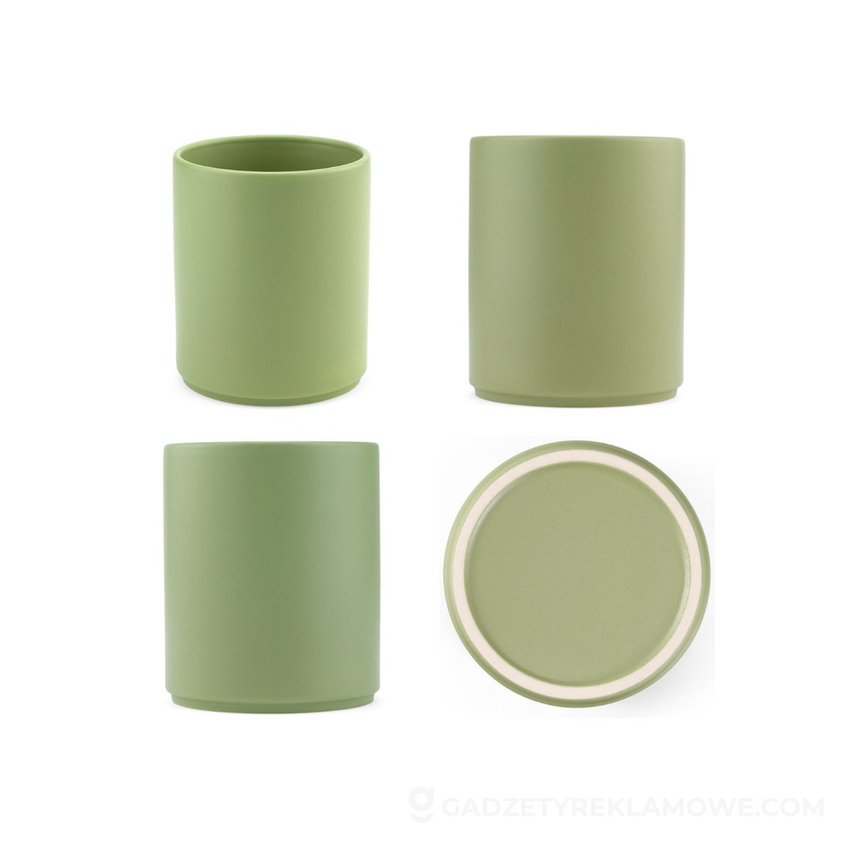 AOD-AMG006-199-wariantu-watermark Tiber 350 Kubek ceramiczny 340 ml - pistacjowy