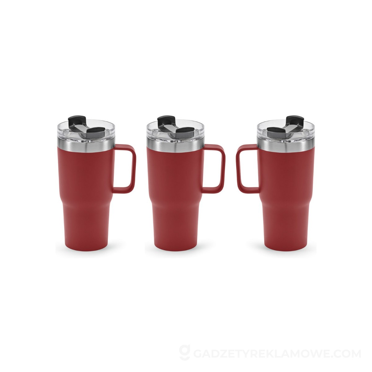AOD-AMG019-115-wariantu-watermark Kubek Neman z recyklingowanej stali nierdzewnej 580 ml - Burgundowy