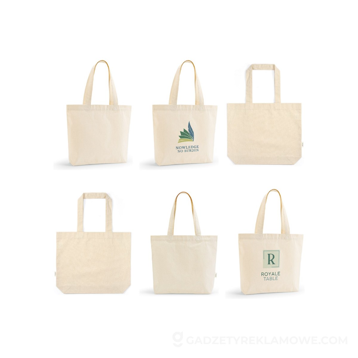 AOD-ASB004-160-wariantu-watermark Kilimandzaro Torba na zakupy z recyklingowanej bawełny 180 gsm - Naturalna