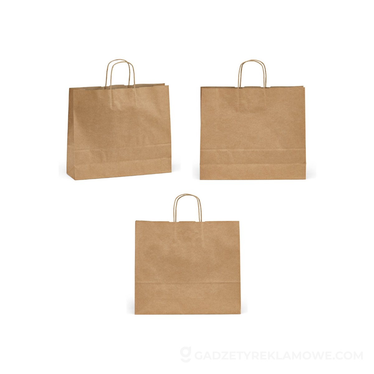 AOD-ASB022-160-wariantu-watermark Vesuvio XL Brown Recycled FSC® Kraft Bag. 115gsm. Made in Portugal - Naturalna
