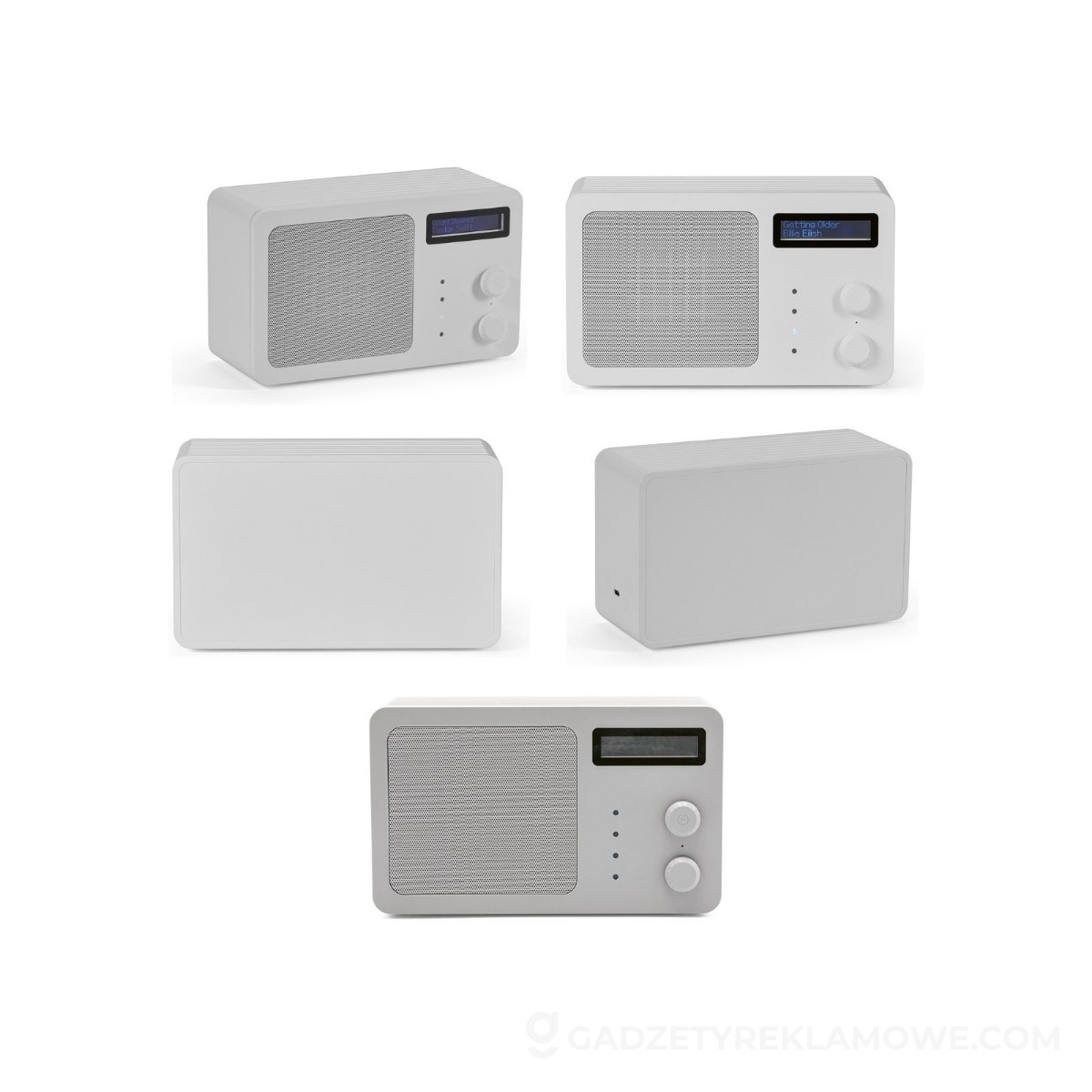 AOD-ASP001-107-wariantu-watermark Głośnik Soundview z recyklingu ABS 3 600 mAh - Srebrny