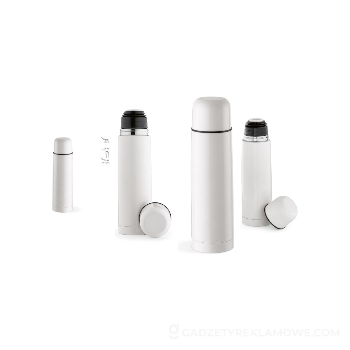 AOD-ATH003-106-wariantu-watermark Termos Danube z recyklingu stali nierdzewnej 500 ml - Biały