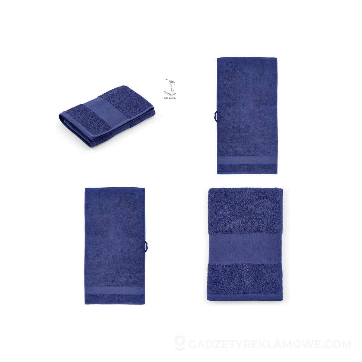 AOD-ATW002-134-wariantu-watermark Donatello M Recznik z recyklingowanej bawelny 370 gsm EU - granatowy