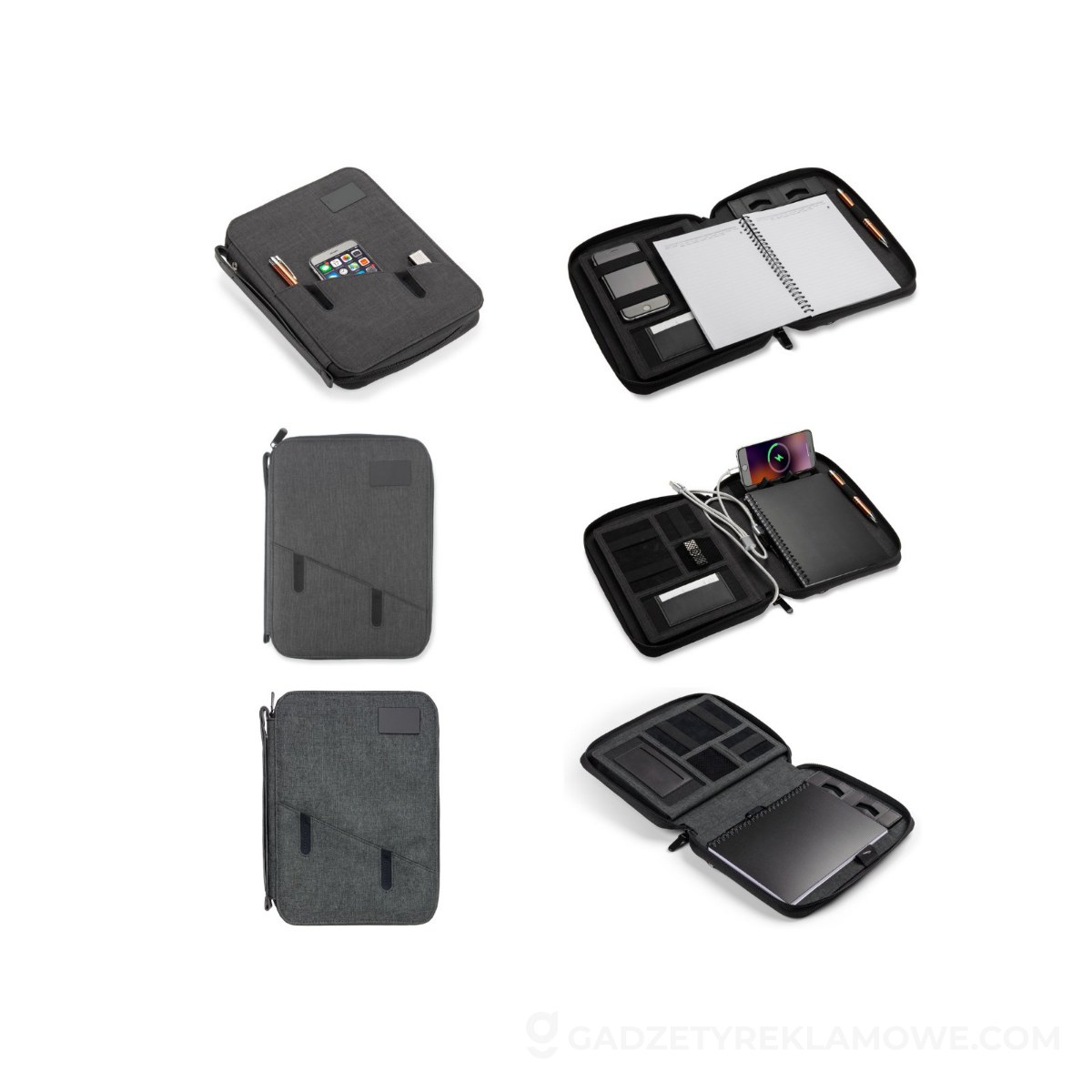ASG-07166-000-wariantu-watermark Etui na tablet z power bankiem TYRONE 5000 mAh - grafitowe