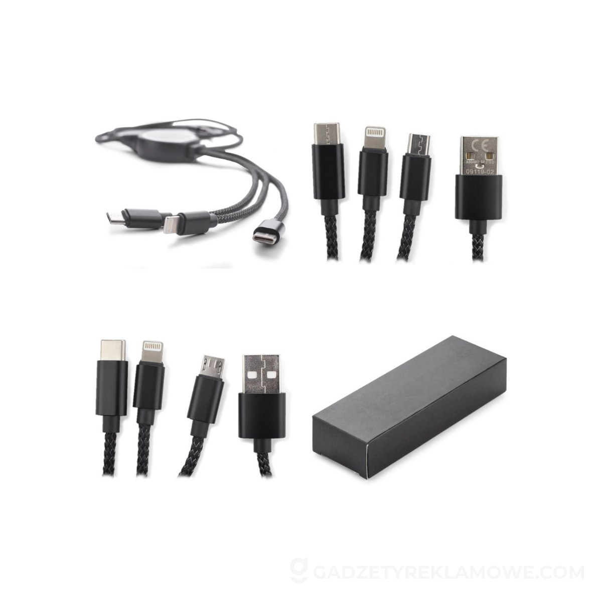 ASG-09119-02-wariantu-watermark Kabel USB 3 w 1 LUX - czarny
