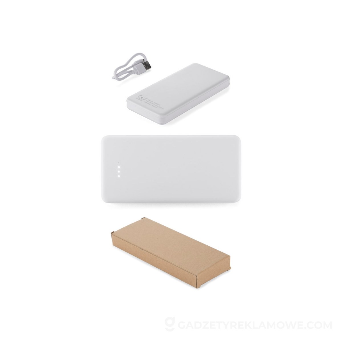 ASG-09150-01-wariantu-watermark Power bank SIMPLE 10000 mAh - biały