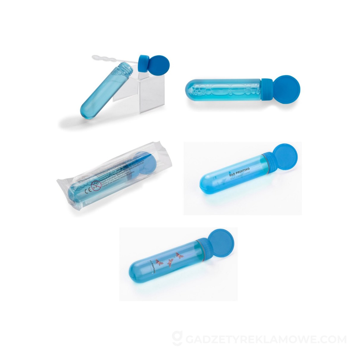 Bańki mydlane BUBBLES, 30 ml - niebieskie