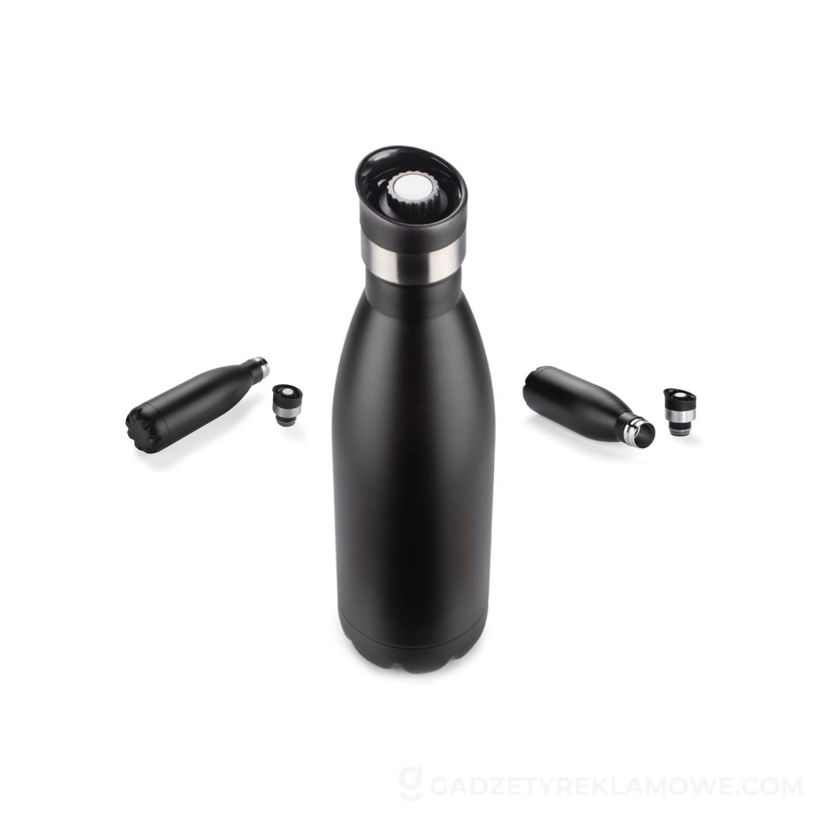 Butelka termiczna BURN 530 ml - czarna