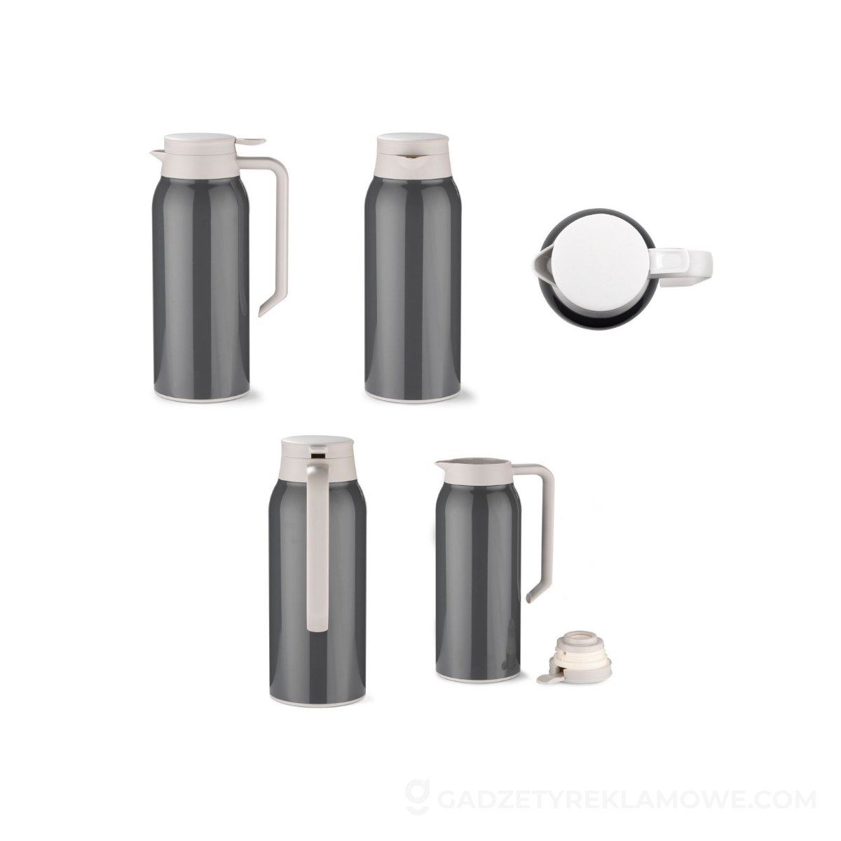 Dzbanek termiczny POTTI 1300 ml - grafitowy