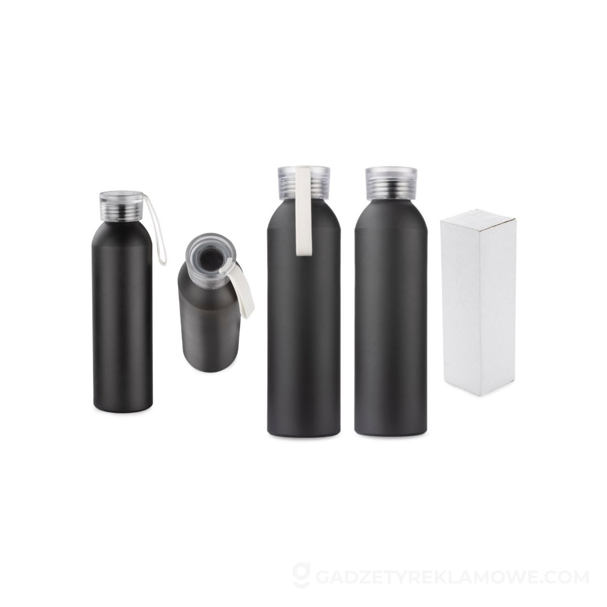 Butelka aluminiowa Allumi 650 ml - czarna